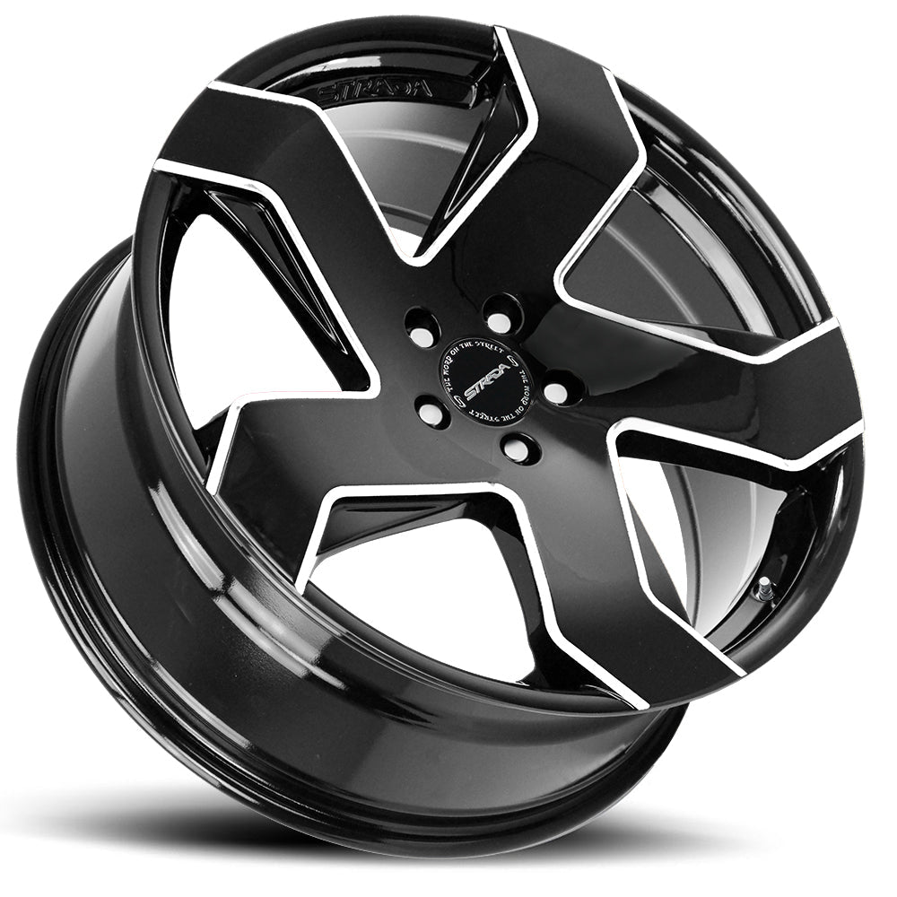 Coltello Gloss Black Milled Edge