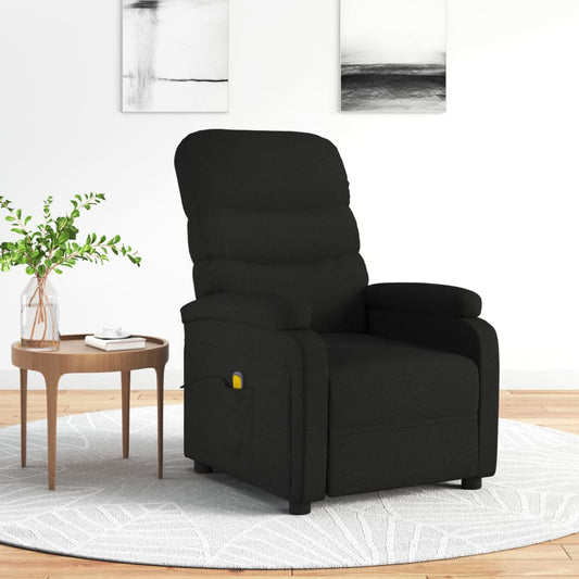 vidaXL Massage Recliner Electric Massaging Recliner Chair for Elderly Fabric