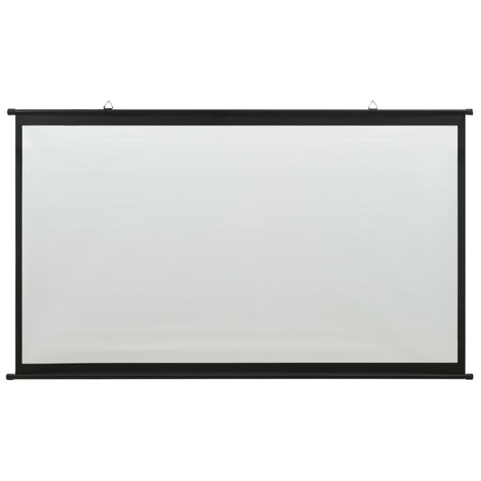 vidaXL Projection Screen Home Theater Screen Pull-down Projector Screen 16:9