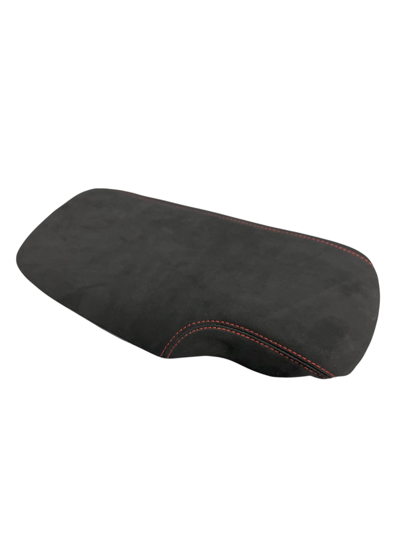 Black Alcantara Real Suede Shift Handbrake Boot Console lid Cover For Chevy Corvette C6 2005-2013