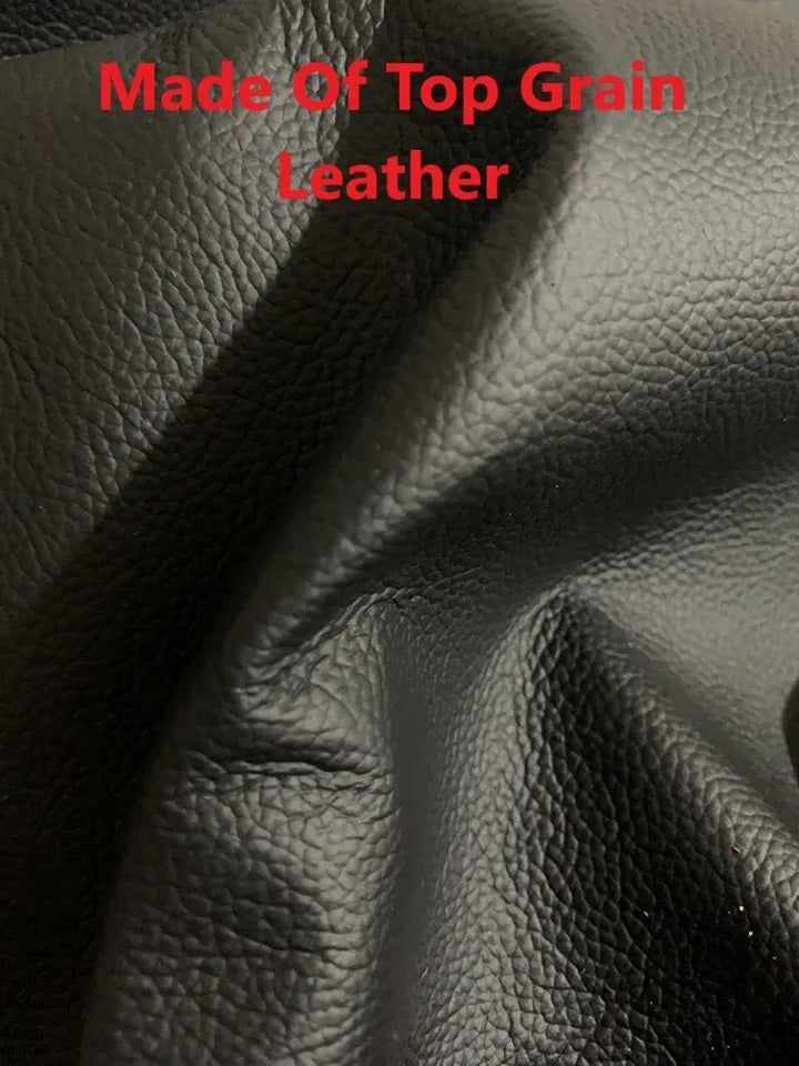 Genuine Leather Console Armrest Parking Brake Shift Boot Cover Set For Chevy Corvette C5 1997-2004