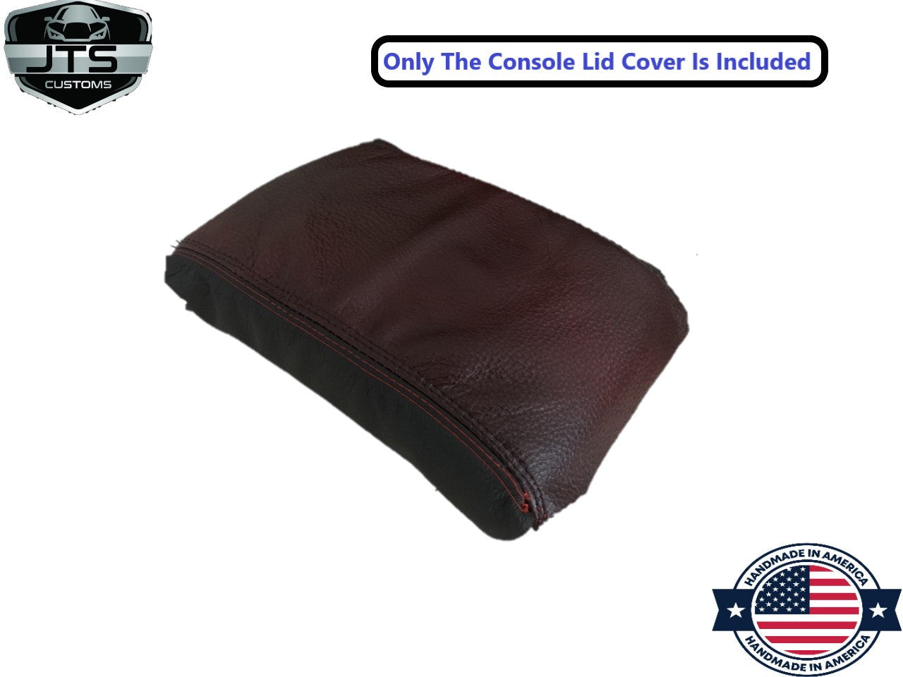 2008 - 2014 Subaru Impreza WRX STI Shift E-Brake Boot & Console Lid Cover Set in Black & Red 2-Tone ( Quad Stitch )