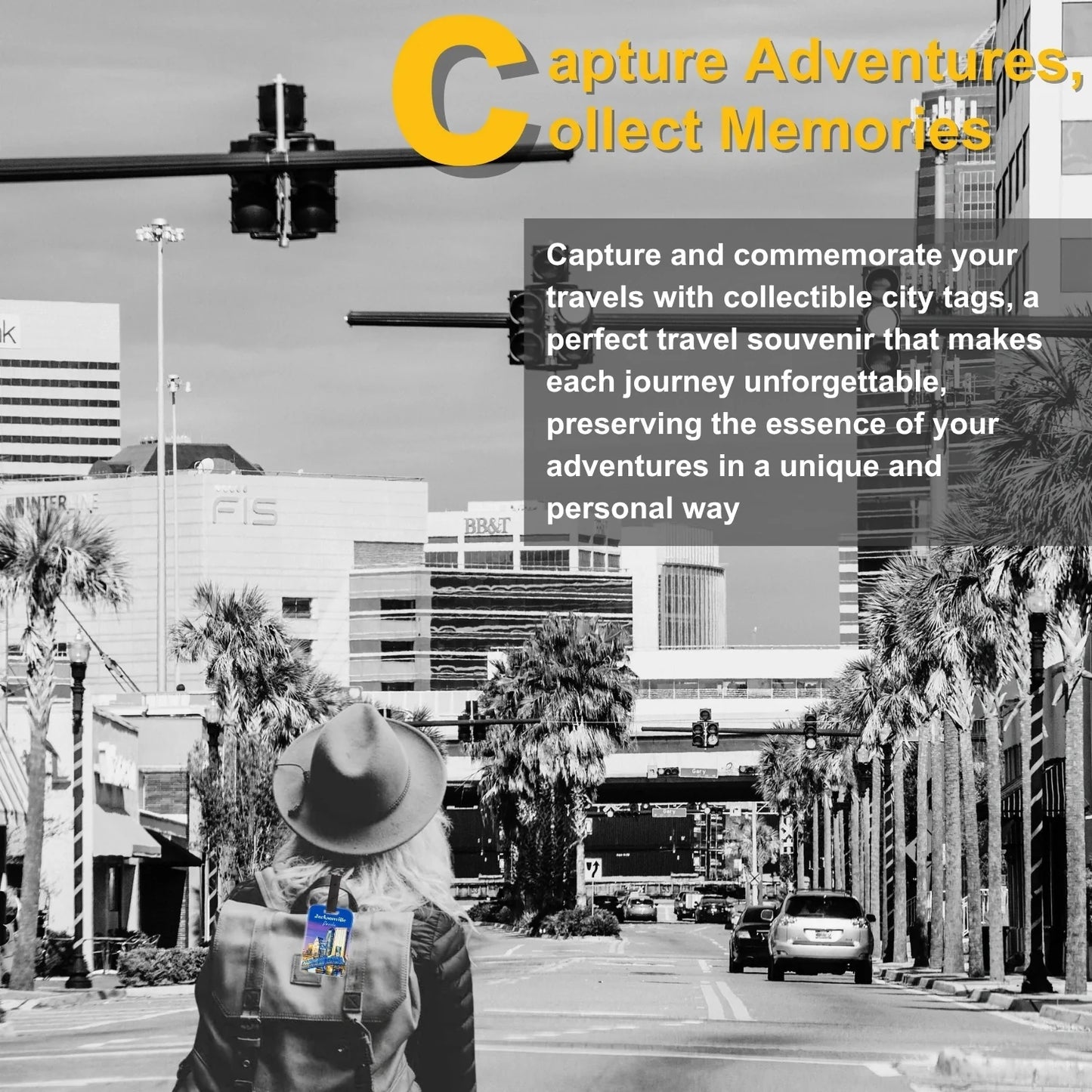 Smart Bag Security Tag - Jacksonville FL [Pack 2]